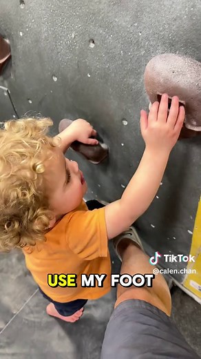 A child’s path is like a staircase missing it’s first step. A parent’s job is to help them just enough to get on, then stand back and witness them capably climb to their peak in glory. 🧗🏻‍♂️❤️ #pov #toddlersoftiktok #dadsoftiktok #climbing #family