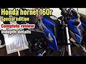 2018 New honda hornet 160r SPECIAL EDITION REVIEW