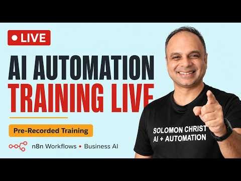 AI Automation Training Live Replay, n8n Workflows & Business AI