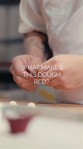 What makes this pasta dough red? Red beets. We use real red beet powder, not food dye. #pasta #nyc