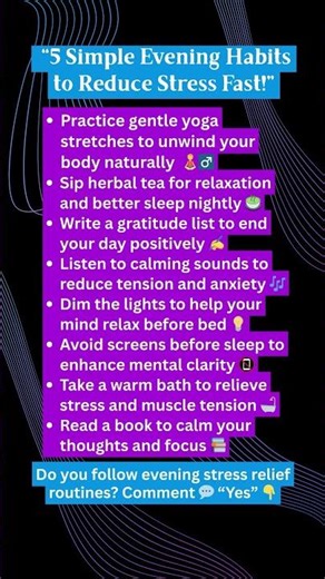 STOP Struggling with Evening Stress Simple Mindfulness Tricks #EveningRoutine #StressRelief
