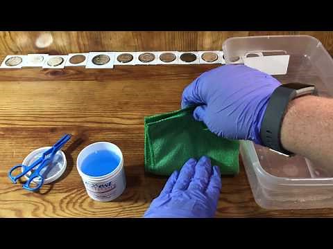 Cleaning Silver Coins with e-Z-est Coin Cleaner - Product Review