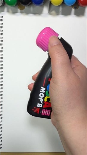 Drawing Sprunki with Posca Mop’r 🎀🩷✨ #sprunki #posca #satisfying