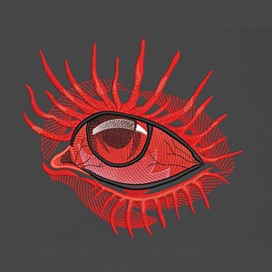 Realistic Eye Embroidery Design: Red Eye Art Pattern (digital Download) - Etsy Canada