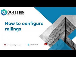 How to configure railings in revit