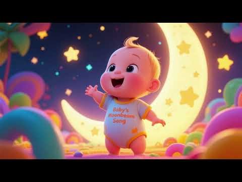 🌙✨ Baby’s Moonbeam Song | Lullaby & Gentle Kids Song 🎵