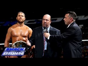 Michael Cole's interviews with Paul Heyman and Curtis Axel: WWE SmackDown, Sept. 13, 2013