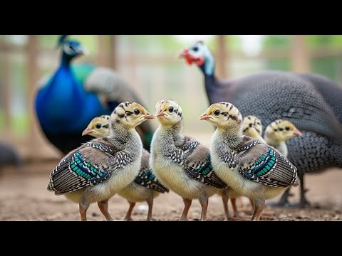 🦚🐔 Peacock and Guinea Fowl Crossbreed: The Sterile Hybrid | Video King