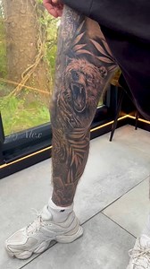 Leg sleeve by Alex | Monster Ink Aberystwyth