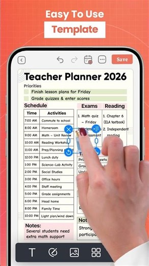 Best Teacher Planner App for Daily Lessons & School Planning #shortsfeed