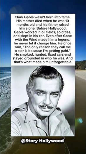 Clark Gable stayed humble through it all. #shorts #story #celebrity #hollywood