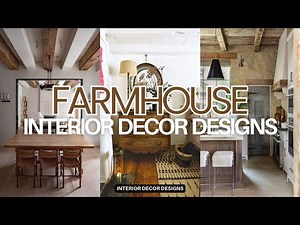 WONDERFUL! FARMHOUSE INTERIOR DESIGN IDEAS | CHARMING COUNTRY HOMES INTERIOR DECOR STYLES