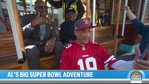 Al Roker Meets NFL Legends, Bad Bunny Ahead of Super Bowl