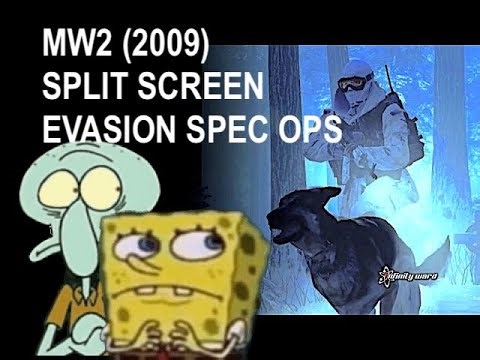 MW2 (2009) Split Screen SPEC OPS “Evasion” on PS3