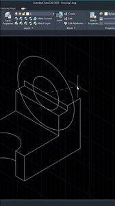 isometic mechnical drawing in autocadd #3d #3dprinting #solidworks #autocad #mechanical #short