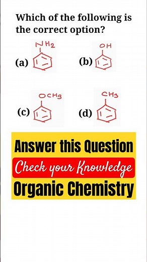 Phenol | Aniline | Toluene | Anisole | Organic Chemistry Class 11th & 12th #shorts #chemistry