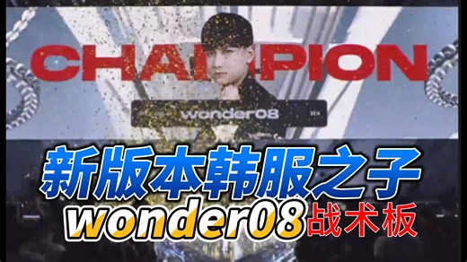 韩服魔王 wonder08 决赛集锦附战术板
