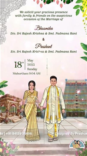 Bespoke wedding Invitation | Caricature wedding Invitation | Wedding Invitation ideas #weddinginvite