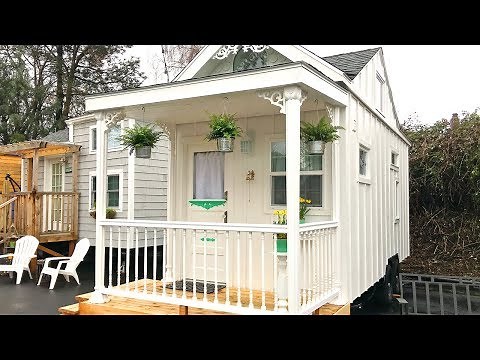 Beautiful Modern The White Cottage Tiny House | Lovely Tiny House