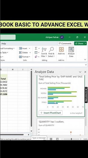 Excel Dashboard With Ai | How to Use Ai in Excel