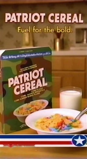 80s TV commercial classic | Patriot Cereal | #breakfast #parody #retro