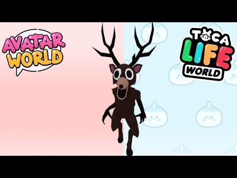 SERVO EM 99 NOITES NA FLORESTA 🌲🦌 | Avatar World vs Toca Life