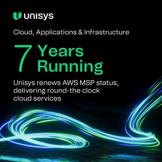 Unisys renews its AWS Managed Service Provider status for the seventh consecutive year. Our proven cloud excellence helps organizations maximize AWS investments through comprehensive migration, optimization, and 24/7 managed services. Discover our #cloud capabilities: http://spr.ly/6181f22s9 | Unisys