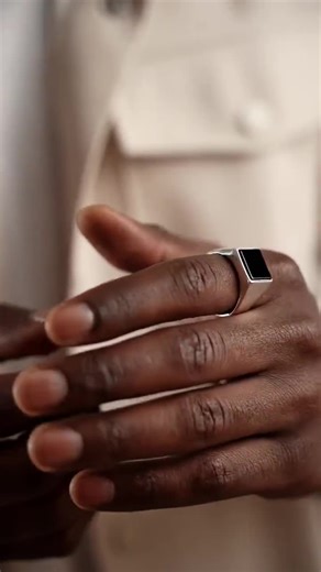 Men's Customizable Signet Ring - Sterling Silver Gemstone Ring, Personalized Gift for Him, Onyx, Tiger Eye, Red Agate, & Pearl Options - Etsy