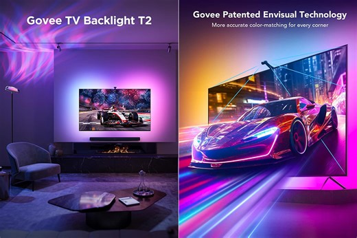 Govee Envisual TV LED Backlight T2 Elevates Your Home Theater Experience for $74.99