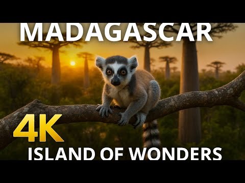 MADAGASCAR 4K. An Island with an UNREAL Life |