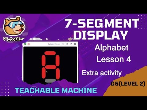 Lesson 4: Extra activity | 7-Segment display shows the alphabet