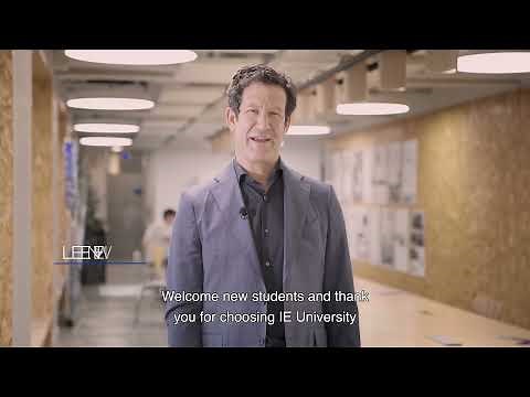 Welcome to IE Business School with Lee Newman | IE University