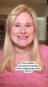 How to sing high notes - part 6! #singinglessons #vocalcoach #highnotes #voicelessons