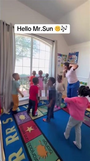 Circle Time: weather song: Hello Mr. Sun 🌞 #circletime #inhomedaycare #weathersong
