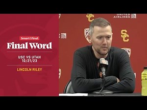 Postgame Press Conference: USC vs. Utah