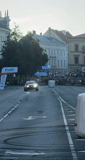 Toyota GR Yaris Rally1 Donuts Before the Show! 🔥 WRC Rally Estonia 2026 #Shorts