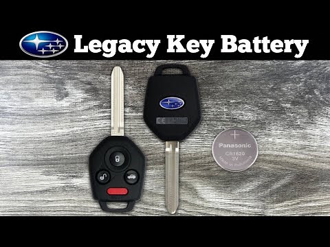 How To Replace Subaru Legacy Key Fob Battery 2015 - 2022 Change Replacement Remote Key Batteries