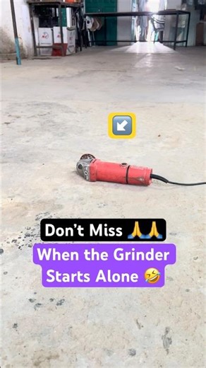 Alarm On! ⚠️ | Grinder Fail – Safety First #FunnyFails #SafetyAwareness