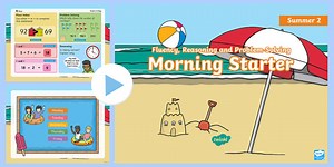 Year 2 Maths Summer Morning Starter PowerPoint 2