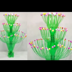 1.1M views · 9.6K reactions | Guldasta Banane Ki Vidhi !! Plastic Bottle Vase Craft Idea #walldecor #roomdecor #crafts #diy #popsiclestickcrafts #diy #decor #Icecreamstick #ideas #homedecor #hacks #easycraft #jaunpurmusicjaction | Jaunpur music junction | Facebook