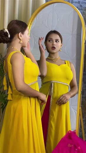 Stylish Outfits for Haldi and Mehndi Celebrations