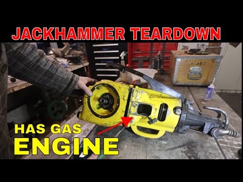 Will it RUN? gas powered Jack Hammer from an estate Sale.