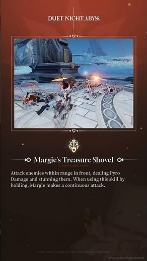 ✦ Combat Abilities | Margie (Pyro)