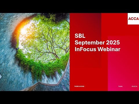 SBL InFocus webinar (Sep 25) - Examiner's report unlocked