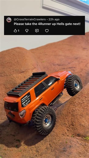 Scx24 Toyota 4Runner on the new indoor course! #shorts