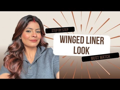 Winged lineer look