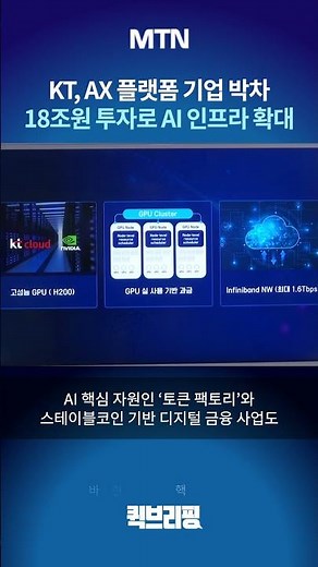 [Quick Briefing] KT Accelerates Transformation into an AX Platform Company… 18 Trillion Won Inves...