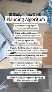 46K views · 256 reactions | Comment "GUIDE" for my planning guide that will show how to plan without feeling overwhelmed! LinkDM *205* | The Self Help Planner | Facebook