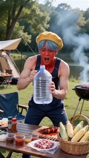 Hardcore firefighting efforts unexpectedly trigger a nuclear explosion on the lake?#kpop #shorts