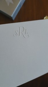 Embossed Stationery | Personalized Monogram Notecards - Etsy